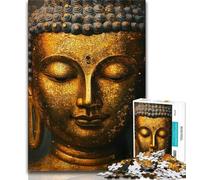 JigsawPuzzle 1000 Pieces for Adults Buddha Art,Help The Brain Exercise Addictive Toys to Cultivate Patience Perfect Decoration 38x26cm