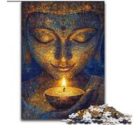JigsawPuzzle 1000 Pieces for Adults Buddha Art Jigsaw Family Interactive Game, Ideal for Teenagers, Brain Teaser Gift (size 50x75cm)