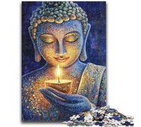 JigsawPuzzle 1000 Pieces for Adults Buddha Art Learning Educational Toy for Is Ideal As A Gift for The Whole Family 26x38cm