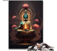 JigsawPuzzle 1000 Pieces for Adults Buddha Jigsaw Puzzles Made of cardboard,Toys Gift Educational Intellectual Decompressing Fun Family Game 1000pcs(26x38cm)