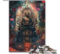 JigsawPuzzle 1000 Pieces for Adults Buddha Statue Jigsaw Made of Wood,Challenging DIY Brain Teaser, Perfect Family Game Or Decorative Gift 1000pcs(50x75cm)