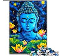 JigsawPuzzle 1000 Pieces for Adults Buddha Statues Impossible Jigsaw Puzzles for Adults 26X38CM Colorful Home Decor & Interactive Family Game