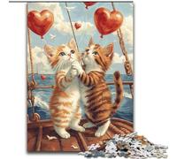 JigsawPuzzle 1000 Pieces for Adults Cat Crew Puzzles for Adults 26X38CM for Holidays, Birthdays, And Family Game Nights