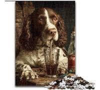 JigsawPuzzle 1000 Pieces for Adults Cocker Spaniel Puzzle Perfect for Teenagers, Family Bonding, Brain Teaser & DIY Home Decor Gift (size 26x38cm)