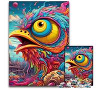 JigsawPuzzle 1000 Pieces for Adults Color Bird cardboard Jigsaw Ideal for Lover, Perfect Christmas, New Year, Valentine's Gift 26X38CM/10.23x14.96inch