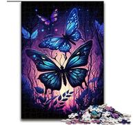 JigsawPuzzle 1000 Pieces for Adults Color Butterfly Made of Wood, Perfect for Birthday, Christmas 50x75cm DIY Art Decor