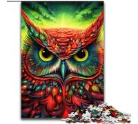 JigsawPuzzle 1000 Pieces for Adults Color Owl 1000-Piece Jigsaw Puzzle Adult & Family Activity, DIY Home Decor Gift (Size 26x38 cm)