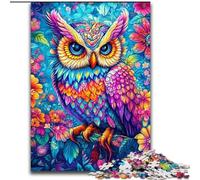 JigsawPuzzle 1000 Pieces for Adults Color Owl Jigsaw Puzzles 26X38CM Colorful Home Decor & Interactive Family Game