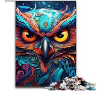 JigsawPuzzle 1000 Pieces for Adults Color Owl Jigsaw Puzzles for Adults 50x75cm Brain Challenge Gift, Educational Activity for Teenagers