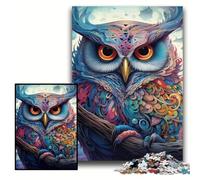 JigsawPuzzle 1000 Pieces for Adults Color Owl Jigsaw Puzzles for Adults Size 50x75cm Brain Challenge Gift, Educational Activity for Teenagers