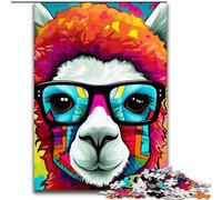 JigsawPuzzle 1000 Pieces for Adults Colorful Alpacas Challenging Puzzles size 26x38cm for Teenagers, Family Game Night, Brain-Challenging Gift Idea