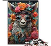 JigsawPuzzle 1000 Pieces for Adults Colorful Alpacas Challenging Puzzles size 50x75cm for Teenagers, Family Game Night, Brain-Challenging Gift Idea