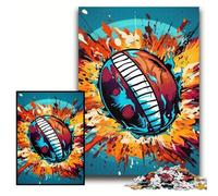 JigsawPuzzle 1000 Pieces for Adults Colorful American Football Jigsaw Puzzles for Adults Size 50x75cm Brain Challenge Gift, Educational Activity for Teenagers