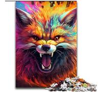 JigsawPuzzle 1000 Pieces for Adults Colorful Art Fox 1000-Piece Jigsaw Puzzle Adult & Family Activity, DIY Home Decor Gift (Size 50x75 cm)