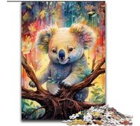 JigsawPuzzle 1000 Pieces for Adults Colorful Art Koala Puzzle Perfect for Teenagers, Family Bonding, Brain Teaser & DIY Home Decor Gift (size : 26x38cm)