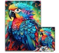 JigsawPuzzle 1000 Pieces for Adults Colorful Art Parrot cardboard Jigsaw Challenging DIY Brain Teaser, Perfect Family Game Or Decorative Gift 26X38CM/10.23x14.96inch