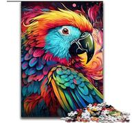 JigsawPuzzle 1000 Pieces for Adults Colorful Art Parrot Jigsaw Puzzles for Adults, 1000 Piece Family Activity Game for Teenager, DIY Home Decor Brain Teaser Gift (Size 26x38 cm)