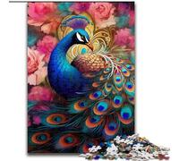 JigsawPuzzle 1000 Pieces for Adults Colorful Art Peacock Challenging Puzzles size 50x75cm for Teenagers, Family Game Night, Brain-Challenging Gift Idea