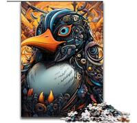 JigsawPuzzle 1000 Pieces for Adults Colorful Art Penguin Puzzle Brain Teaser Game for Teenagers, for Family Game Night (size : 26x38cm)