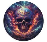 JigsawPuzzle 1000 Pieces for Adults Colorful Art Skull Difficult Puzzles for Adults Challenging Brain Teaser - Relaxing Toy for Teenagers (Size 67.5x67.5cm)