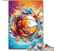 JigsawPuzzle 1000 Pieces for Adults Colorful Basketball Difficult Puzzles for Adults size 26x38cm Perfect for Teenagers, Family Bonding, Brain Teaser & DIY Home Decor Gift