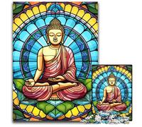 JigsawPuzzle 1000 Pieces for Adults Colorful Buddha cardboard Jigsaw Puzzles Ideal DIY Decor & Brain Teaser Gift 26X38CM/10.23x14.96inch