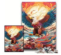 JigsawPuzzle 1000 Pieces for Adults Colorful Eagle Jigsaw Puzzles for Adults Size 50x75cm Brain Challenge Gift, Educational Activity for Teenagers