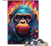 JigsawPuzzle 1000 Pieces for Adults Colorful Gorillas Puzzle for Teenager & Families, Perfect DIY Decor & Brain-Teasing Challenge (size : 26x38cm)