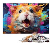 JigsawPuzzle 1000 Pieces for Adults Colorful Guinea Pig Wooden Puzzles for Mother'S Day, Birthdays, Christmas 50x75CM/19.68x29.52inch