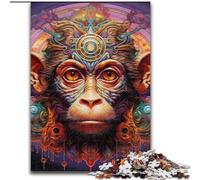JigsawPuzzle 1000 Pieces for Adults Colorful Monkey Puzzle for Teenagers, Family Game Night, Brain-Challenging Gift Idea (size : 50x75cm)