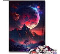 JigsawPuzzle 1000 Pieces for Adults Colorful Planet Mountains 1000Pc Adults Jigsaw Puzzle Family Interaction & Brain Challenge, Family Activity Challenge (Size 50x75cm)