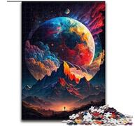 JigsawPuzzle 1000 Pieces for Adults Colorful Planet Mountains 1000Pc Adults Jigsaw Puzzle Family Interaction & Brain Challenge, Family Activity Challenge (Size 50x75cm)