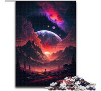 JigsawPuzzle 1000 Pieces for Adults Colorful Planet Mountains Adult Jigsaw Puzzles 1000 Pieces Gift DIY Fun Suitable for Home Living Room Office Decoration size 50x75cm