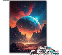 JigsawPuzzle 1000 Pieces for Adults Colorful Planet Mountains Adult Jigsaw Puzzles 1000 Pieces Gift DIY Fun Suitable for Home Living Room Office Decoration size 50x75cm