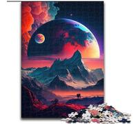 JigsawPuzzle 1000 Pieces for Adults Colorful Planet Mountains cardboard Jigsaw Puzzles for Adults Challenging Brain Teaser for Teenagers, Perfect for Home Decor Or Gift (Size 26x38cm)