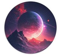JigsawPuzzle 1000 Pieces for Adults Colorful Planet Mountains Difficult Puzzles for Adults Brain Teaser Game for Teenagers, for Family Game Night (67.5x67.5cm)