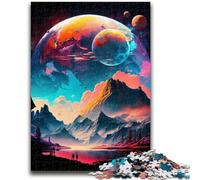 JigsawPuzzle 1000 Pieces for Adults Colorful Planet Mountains Educational Games Home Decoration Birthday Present, Gifts for Age 14+ 50x75cm