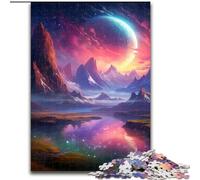 JigsawPuzzle 1000 Pieces for Adults Colorful Planet Wooden Jigsaw size : 50x75cm Home Activity for Holidays, Birthdays, And Family Game Nights