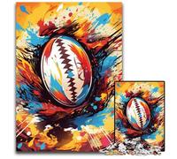 JigsawPuzzle 1000 Pieces for Adults Colorful Rugby cardboard Jigsaw Puzzles Ideal DIY Decor & Brain Teaser Gift 26X38CM/10.23x14.96inch