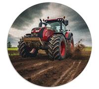 JigsawPuzzle 1000 Pieces for Adults Colorful Tractor Round Puzzles Brain Teaser Game for Teenagers,Perfect (Size 67.5x67.5cm)