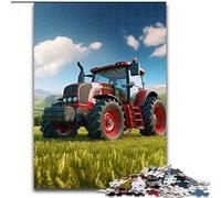 JigsawPuzzle 1000 Pieces for Adults Colorful Tractor Wooden Puzzles size50x75cm Brain Teaser Game for Teenagers, Perfect