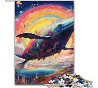 JigsawPuzzle 1000 Pieces for Adults Colorful Whale Puzzles for Adults for Birthdays, Holidays, And Home Decor (Szie 50x75cm)