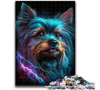 JigsawPuzzle 1000 Pieces for Adults Colorful Yorkshire Terrier Learning Educational Toys Unique Home Decor And Gifts for 14+ 50x75cm