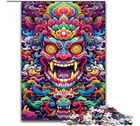 JigsawPuzzle 1000 Pieces for Adults Colourful Art Buddha Puzzle Made of cardboard,Perfect for Christmas, Halloween, Easter, New Year 1000pcs(26x38cm)
