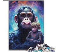 JigsawPuzzle 1000 Pieces for Adults Colourful Art Monkey Puzzles for Adults for Birthdays, Holidays, And Home Decor (Szie 26x38cm)