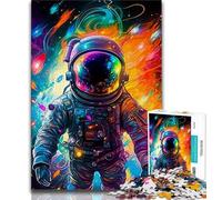 JigsawPuzzle 1000 Pieces for Adults Colourful Astronaut,Challenging Game And Family Play Educational Game for Birthday,Chrismas 50x75CM