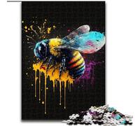 JigsawPuzzle 1000 Pieces for Adults Colourful Bees Puzzle for Teenagers, Couples, And Friends for Birthdays, Christmas (size : 26x38cm)