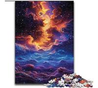 JigsawPuzzle 1000 Pieces for Adults Colourful Cloud Explosion Puzzle Family Activity Game for Teenagers, Challenging Brain Teaser (size : 50x75cm)