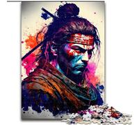 JigsawPuzzle 1000 Pieces for Adults Colourful Japanese Ninja Jigsaws 1000 Pieces for Adults Toys Gift Educational Intellectual Decompressing Fun Family Game (Size 26x38cm)