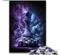 JigsawPuzzle 1000 Pieces for Adults Cosmic Chess Made of Wood, for Ages 14+ 50x75cm Family Fun Craft, Perfect for Birthdays, Holidays